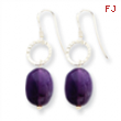 Sterling Silver Amethyst Earrings