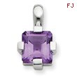 Sterling Silver Amethyst Pendant