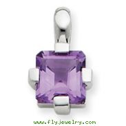 Sterling Silver Amethyst Pendant