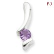 Sterling Silver Amethyst Pendant