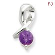 Sterling Silver Amethyst Pendant