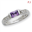 Sterling Silver Amethyst Ring