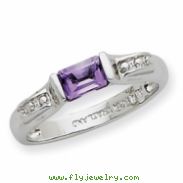 Sterling Silver Amethyst Ring