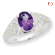 Sterling Silver Amethyst Ring