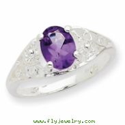 Sterling Silver Amethyst Ring