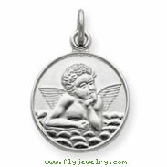 Sterling Silver Angel Medal