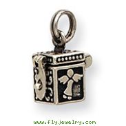 Sterling Silver Angel Prayer Box Charm