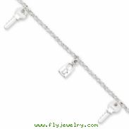 Sterling Silver Anklet