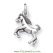 Sterling Silver Antique Pony Charm