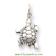 Sterling Silver Antique Turtle Charm