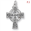 Sterling Silver Antiqued Celtic Cross Charm