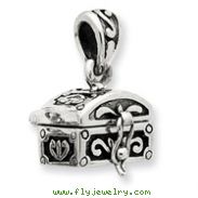 Sterling Silver Antiqued Chest Pendant