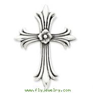 Sterling Silver Antiqued Cross Pendant