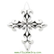 Sterling Silver Antiqued Cross Pendant