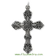 Sterling Silver Antiqued Cross Pendant