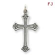 Sterling Silver Antiqued Cross Pendant