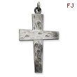 Sterling Silver Antiqued Cross Pendant