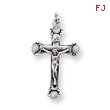 Sterling Silver Antiqued Crucifix Pendant