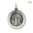Sterling Silver Antiqued Ecce Homo Medal