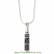 Sterling Silver Antiqued Fancy Necklace chain