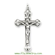 Sterling Silver Antiqued INRI Crucifix Pendant