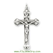 Sterling Silver Antiqued INRI Crucifix Pendant