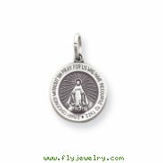 Sterling Silver Antiqued Miraculous Medal