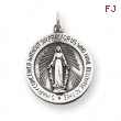 Sterling Silver Antiqued Miraculous Medal