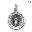 Sterling Silver Antiqued Miraculous Medal