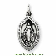 Sterling Silver Antiqued Miraculous Medal