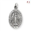 Sterling Silver Antiqued Miraculous Medal