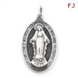 Sterling Silver Antiqued Miraculous Medal