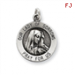 Sterling Silver Antiqued Our Lady of Sorrows Medal