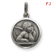 Sterling Silver Antiqued Raphael Angel Charm