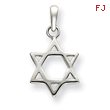Sterling Silver Antiqued Star of David