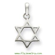 Sterling Silver Antiqued Star of David