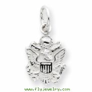 Sterling Silver Army Insignia Charm