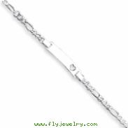 Sterling Silver Baby ID Bracelet