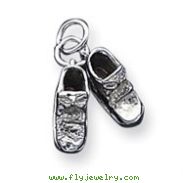 Sterling Silver Baby Shoes Charm