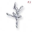 Sterling Silver Ballerina Charm