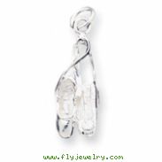 Sterling Silver Ballet Slippers Charm