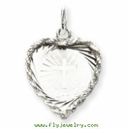 Sterling Silver Baptism Disc Charm