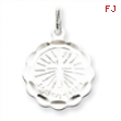 Sterling Silver Baptism Disc Charm