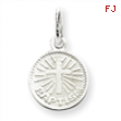 Sterling Silver Baptism Disc Charm