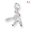 Sterling Silver Baseball Batter Charm