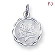 Sterling Silver Be My Valentine Disc Charm