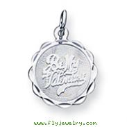 Sterling Silver Be My Valentine Disc Charm