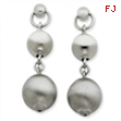 Sterling Silver Bead Dangle Earrings