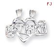 Sterling Silver Best Friend Break Apart Charm