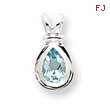 Sterling Silver Blue Topaz Pendant